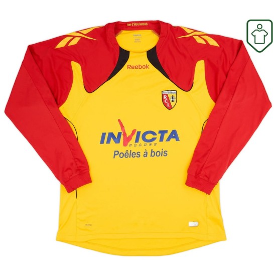 Uomo Maglia retro casa manica lunga RC Lens 2010/11 Varane #14 Uomo Maglia retro casa manica lunga RC Lens 2010/11 Varane #14