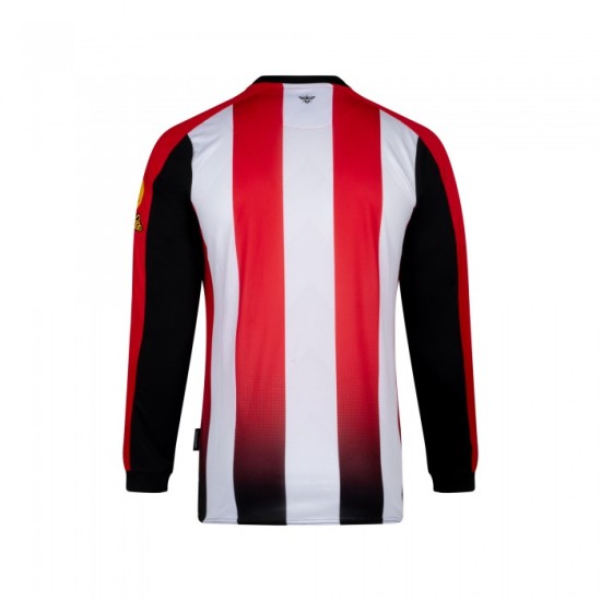 Maglia Maniche Lunghe Casa Brentford Uomo 2024/25 Maglia Maniche Lunghe Casa Brentford Uomo 2024/25