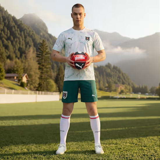 Pantaloncini Mondiali 2026 Trasferta Austria Bambino Pantaloncini Mondiali 2026 Trasferta Austria Bambino