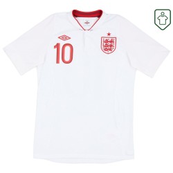 Maglia retrò Inghilterra 2012/13 casa da uomo Rooney #10 Maglia retrò Inghilterra 2012/13 casa da uomo Rooney #10
