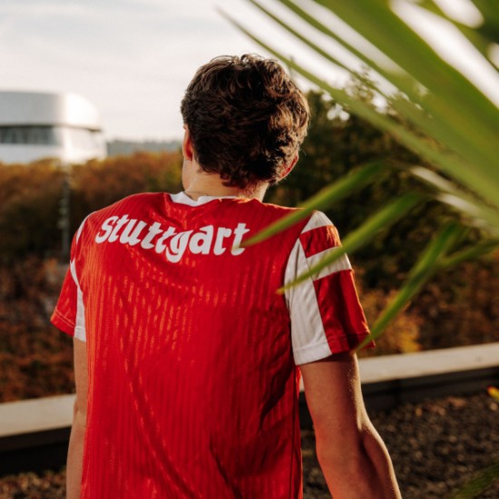 Maglia Terza Campionato VfB Stuttgart 1992 - Rossa