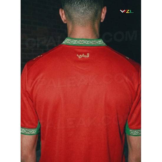 Donna Maglia Home Coppa del Mondo 2026 Marocco Donna Maglia Home Coppa del Mondo 2026 Marocco