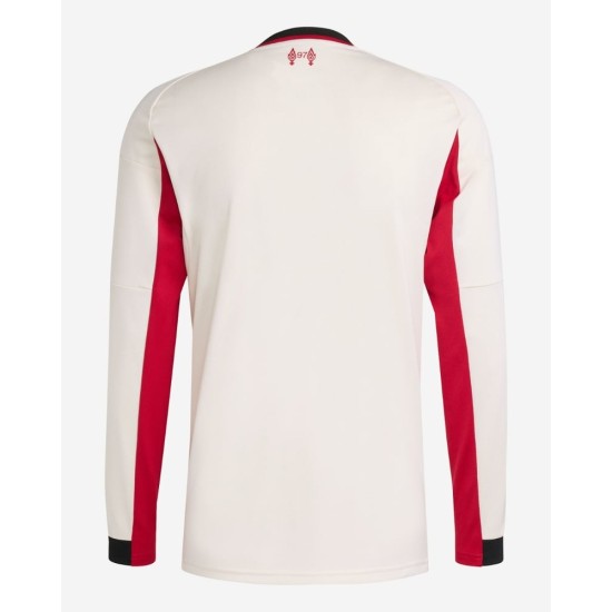 Maglia Trasferta Manica Lunga Liverpool Bambino 2025/26 Maglia Trasferta Manica Lunga Liverpool Bambino 2025/26