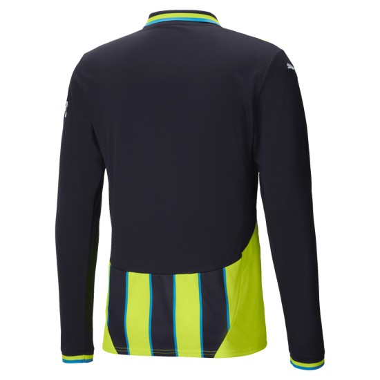 Maglia Maniche Lunghe Trasferta Manchester City Uomo 2024/25 Maglia Maniche Lunghe Trasferta Manchester City Uomo 2024/25