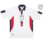 Maglia retrò Inghilterra 1997/99 casa da uomo Beckham #7 Maglia retrò Inghilterra 1997/99 casa da uomo Beckham #7