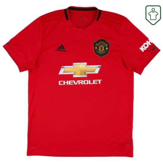 Maglia retrò casa uomo Manchester United 2019/20 Rashford #10 Maglia retrò casa uomo Manchester United 2019/20 Rashford #10
