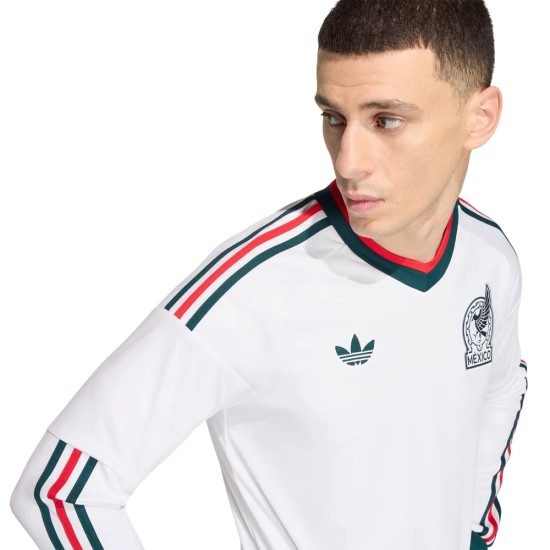 Maglia Coppa del Mondo 2026 Trasferta Maniche Lunghe Messico Bambino Maglia Coppa del Mondo 2026 Trasferta Maniche Lunghe Messico Bambino