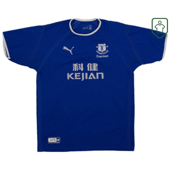 Maglia retrò casa uomo Everton 2003/04 Gravesen #16 Maglia retrò casa uomo Everton 2003/04 Gravesen #16