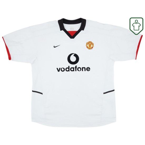 Maglia retrò trasferta uomo Manchester United 2002/03 Beckham #7 Maglia retrò trasferta uomo Manchester United 2002/03 Beckham #7