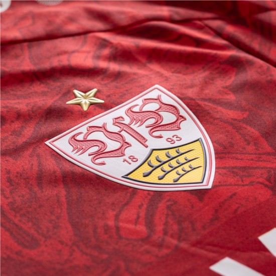 Maglia a Maniche Lunghe Uomo VfB Stuttgart 2025/26 Away Maglia a Maniche Lunghe Uomo VfB Stuttgart 2025/26 Away