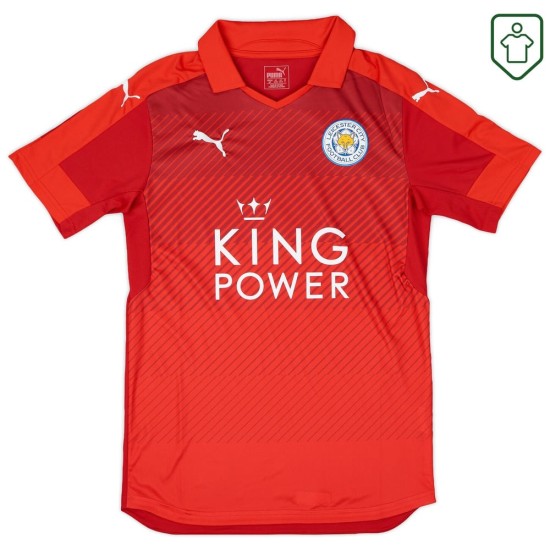 Maglia retrò Leicester City 2016/17 Trasferta Uomo Vardy #9 Maglia retrò Leicester City 2016/17 Trasferta Uomo Vardy #9