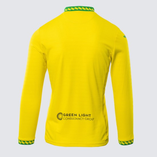 Maglia Casa Manica Lunga Bambino Norwich City 2025/26 Maglia Casa Manica Lunga Bambino Norwich City 2025/26