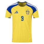 Maglia Autentica Home Svezia 2026 Donna ISAK #9 Maglia Autentica Home Svezia 2026 Donna ISAK #9