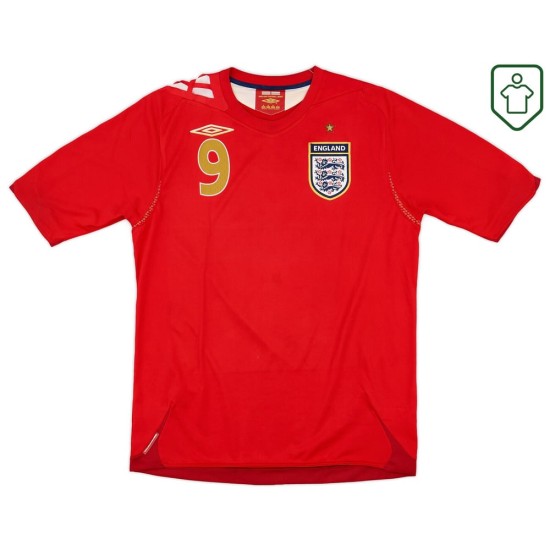 Maglia retrò Inghilterra 2006/08 trasferta da uomo Rooney #9 Maglia retrò Inghilterra 2006/08 trasferta da uomo Rooney #9