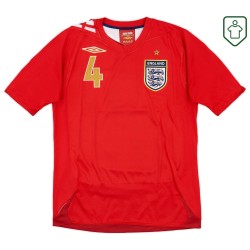Maglia retrò Inghilterra 2006/08 trasferta da uomo Gerrard #4 Maglia retrò Inghilterra 2006/08 trasferta da uomo Gerrard #4