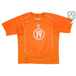 Maglia retrò Paesi Bassi 2004/06 casa da uomo Robben #19 Maglia retrò Paesi Bassi 2004/06 casa da uomo Robben #19