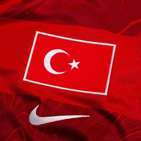 Maglia Maniche Lunghe Mondiali 2026 Casa Turchia Bambino Maglia Maniche Lunghe Mondiali 2026 Casa Turchia Bambino