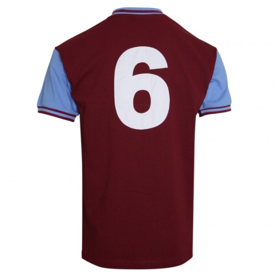 Maglia Retrò Casa West Ham United Uomo 1966 #6 Maglia Retrò Casa West Ham United Uomo 1966 #6