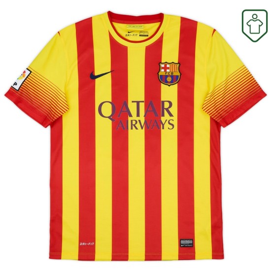Uomo Maglia retro trasferta FC Barcellona 2013/15 Messi #10 Uomo Maglia retro trasferta FC Barcellona 2013/15 Messi #10