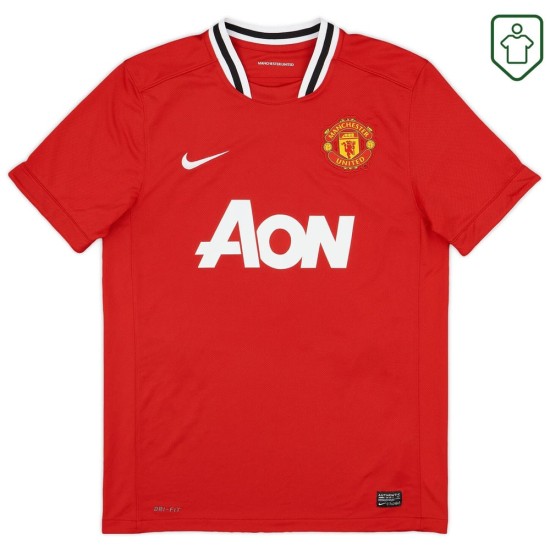 Maglia retrò casa uomo Manchester United 2011/12 Chicharito #14 Maglia retrò casa uomo Manchester United 2011/12 Chicharito #14