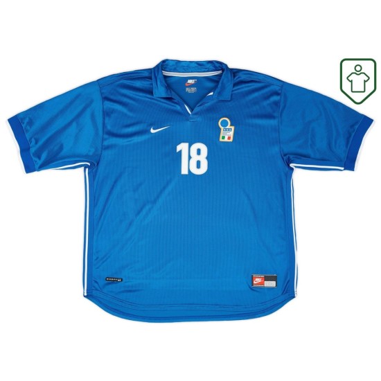 Maglia retrò Italia 1997/98 casa da uomo Baggio R. #18 Maglia retrò Italia 1997/98 casa da uomo Baggio R. #18