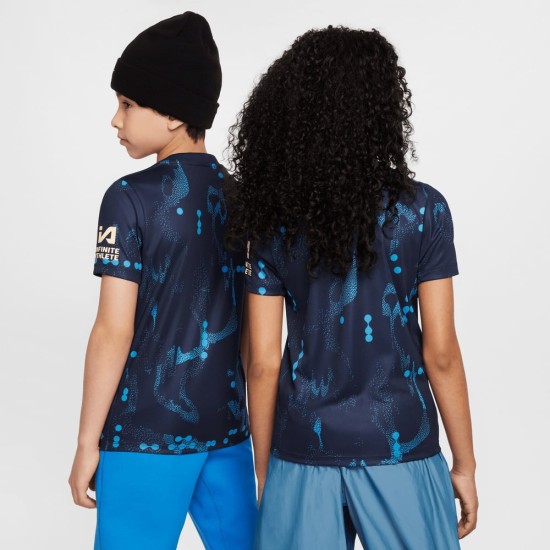 Maglia Pre Match Terza Chelsea Bambino - Blu Navy 2024/25 Maglia Pre Match Terza Chelsea Bambino - Blu Navy 2024/25