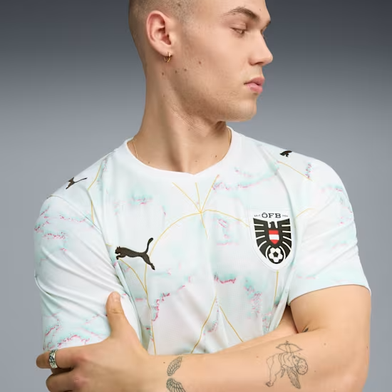 Maglia Mondiali 2026 Trasferta Austria Donna Maglia Mondiali 2026 Trasferta Austria Donna