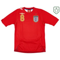Maglia retrò Inghilterra 2006/08 trasferta da uomo Lampard #8 Maglia retrò Inghilterra 2006/08 trasferta da uomo Lampard #8
