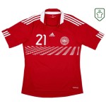 Maglia retrò Danimarca 2010/11 casa da uomo Eriksen #21 Maglia retrò Danimarca 2010/11 casa da uomo Eriksen #21