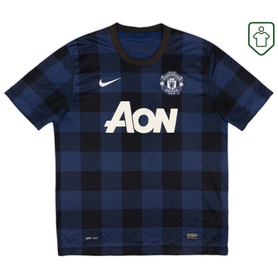 Maglia retrò trasferta uomo Manchester United 2013/14 Vidic #15 Maglia retrò trasferta uomo Manchester United 2013/14 Vidic #15