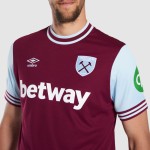 Maglia Casa West Ham United Uomo 2024/25 Maglia Casa West Ham United Uomo 2024/25