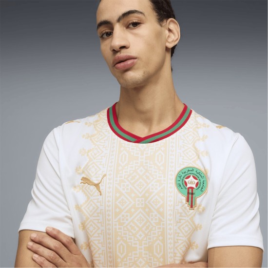 Maglia Mondiali 2026 Trasferta Marocco Uomo Maglia Mondiali 2026 Trasferta Marocco Uomo