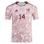 Javier Hernandez Chicharito #14 Messico Maglia Trasferta Coppa del Mondo 2022 Javier Hernandez Chicharito #14 Messico Maglia Trasferta Coppa del Mondo 2022