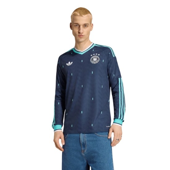 Maglia Coppa del Mondo 2026 Trasferta Maniche Lunghe Germania Bambino Maglia Coppa del Mondo 2026 Trasferta Maniche Lunghe Germania Bambino
