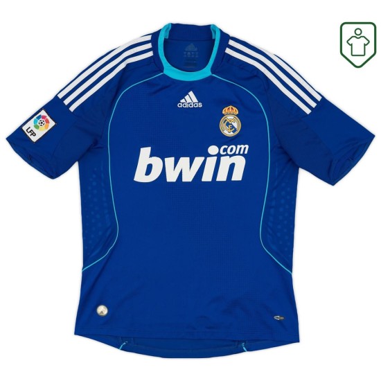 Uomo Maglia retro trasferta Real Madrid 2008/09 Raul #7 Uomo Maglia retro trasferta Real Madrid 2008/09 Raul #7