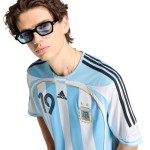 Maglia Retro Casa Argentina 2006 Uomo Messi #19 Maglia Retro Casa Argentina 2006 Uomo Messi #19