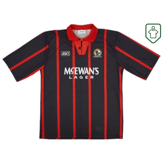 Maglia retrò Blackburn Rovers 1994/95 Trasferta Uomo Shearer #9 Maglia retrò Blackburn Rovers 1994/95 Trasferta Uomo Shearer #9