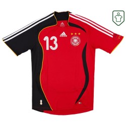Maglia retrò Germania 2005/07 trasferta da uomo Ballack #13 Maglia retrò Germania 2005/07 trasferta da uomo Ballack #13