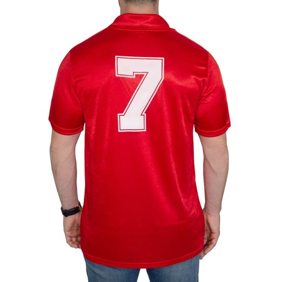 Maglia retrò Spagna 1982 Mondiale uomo #7 Maglia retrò Spagna 1982 Mondiale uomo #7