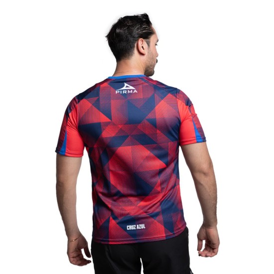 Maglia Donna Cruz Azul Terza Riscaldamento 2025/26 – Rosso/Blu Navy Maglia Donna Cruz Azul Terza Riscaldamento 2025/26 – Rosso/Blu Navy