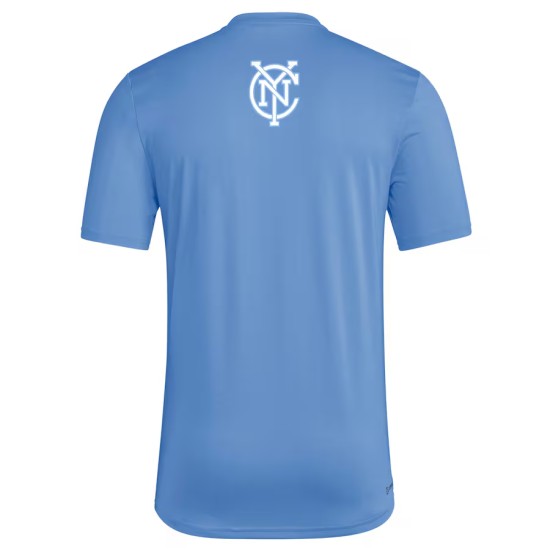 Maglia Terza Hook AEROREADY Blu Bambino New York City FC 2025 Maglia Terza Hook AEROREADY Blu Bambino New York City FC 2025