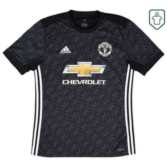 Maglia retrò trasferta uomo Manchester United 2017/18 Lukaku #9 Maglia retrò trasferta uomo Manchester United 2017/18 Lukaku #9