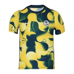 Uomo Club América 2024/25 Terza Prematch Maglia - Giallo Uomo Club América 2024/25 Terza Prematch Maglia - Giallo