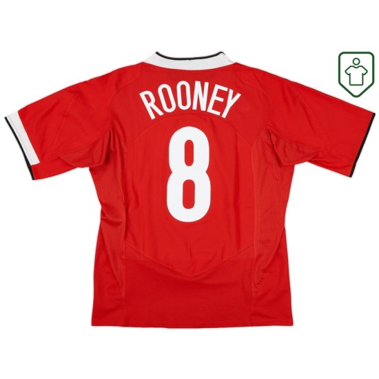 Maglia retrò casa uomo Manchester United 2004/06 Rooney #8 Maglia retrò casa uomo Manchester United 2004/06 Rooney #8
