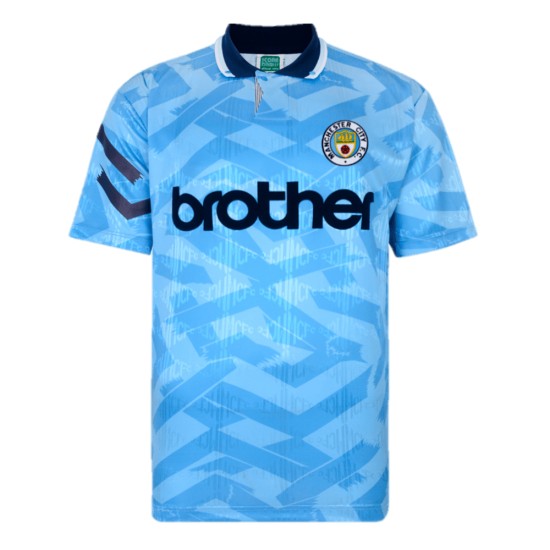 Maglia Retrò Casa Manchester City Bambino 1992 Maglia Retrò Casa Manchester City Bambino 1992
