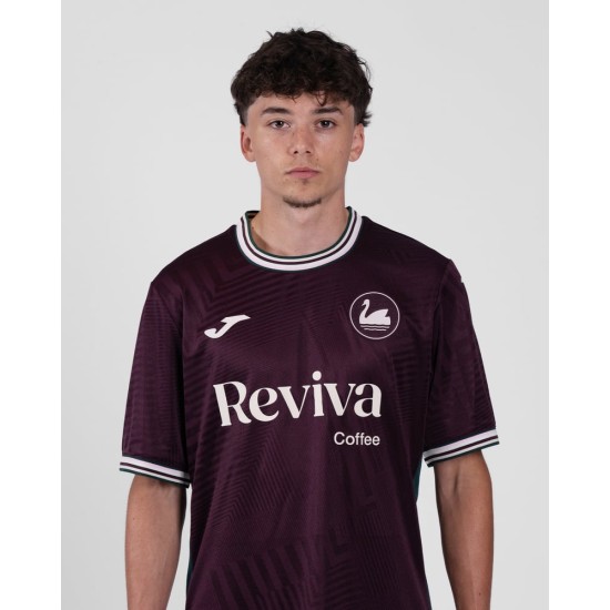 Maglia trasferta Swansea City 2025/26 bambino Maglia trasferta Swansea City 2025/26 bambino