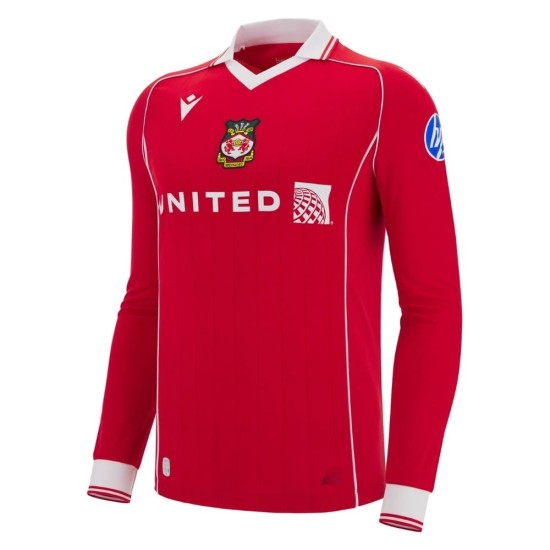 Maglia da casa manica lunga 2025/26 del Wrexham AFC da donna Maglia da casa manica lunga 2025/26 del Wrexham AFC da donna