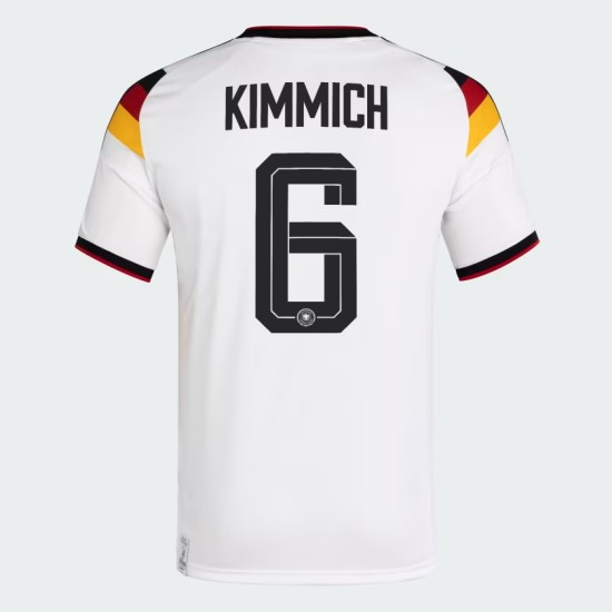 Maglia Ufficiale Casa Germania 2026 Bambino KIMMICH #6 Maglia Ufficiale Casa Germania 2026 Bambino KIMMICH #6