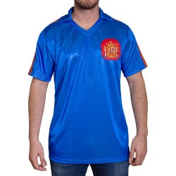 Maglia retrò Spagna 1982 Mondiale - blu uomo