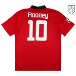Maglia retrò casa Champions League uomo Manchester United 2013/14 Rooney #10 Maglia retrò casa Champions League uomo Manchester United 2013/14 Rooney #10